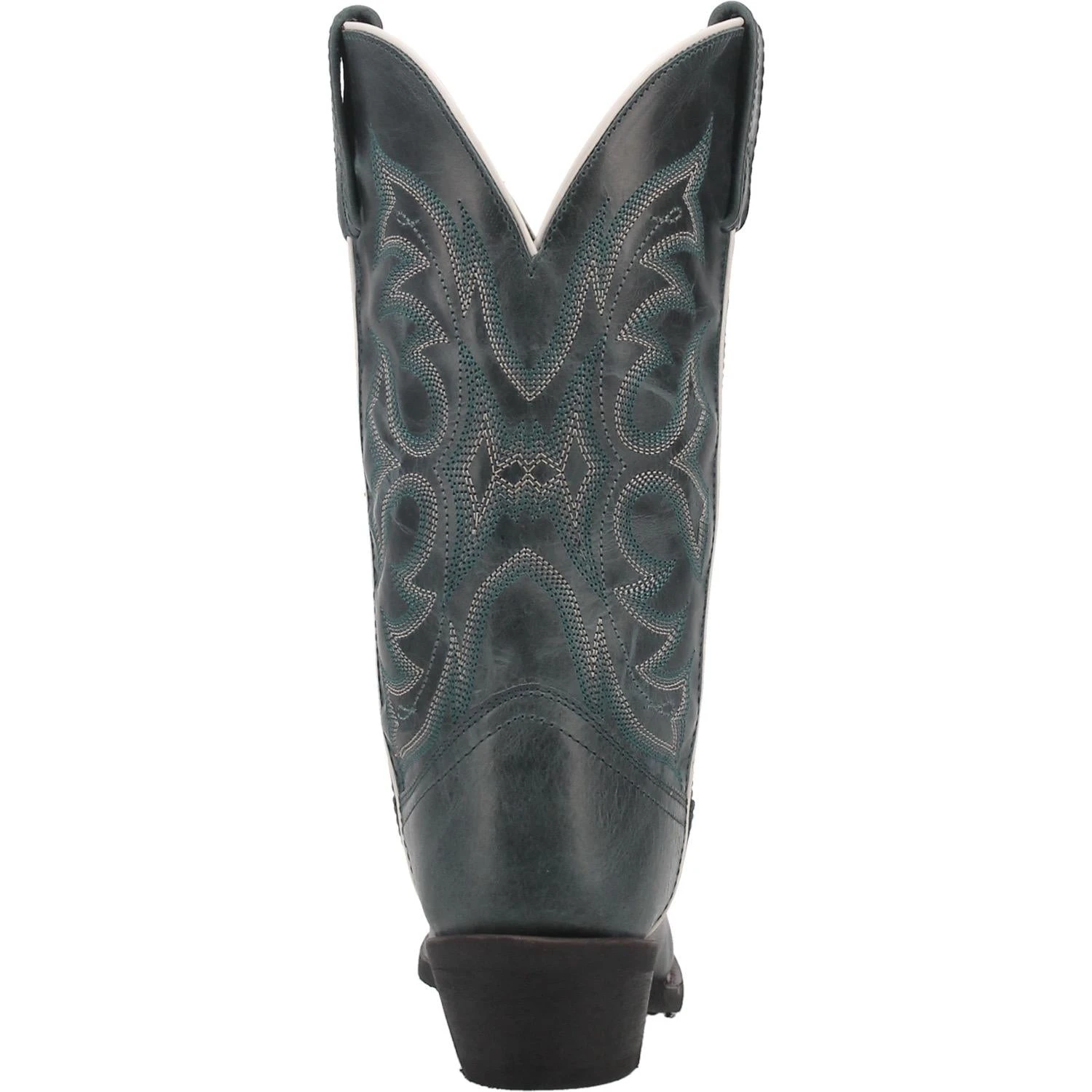 Laredo Ladies Billie Turquoise Round Toe Pull On Western Boots 51107 - Image 4