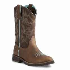 Ariat Ladies Delilah Round Toe Distressed Brown Boots 10021457