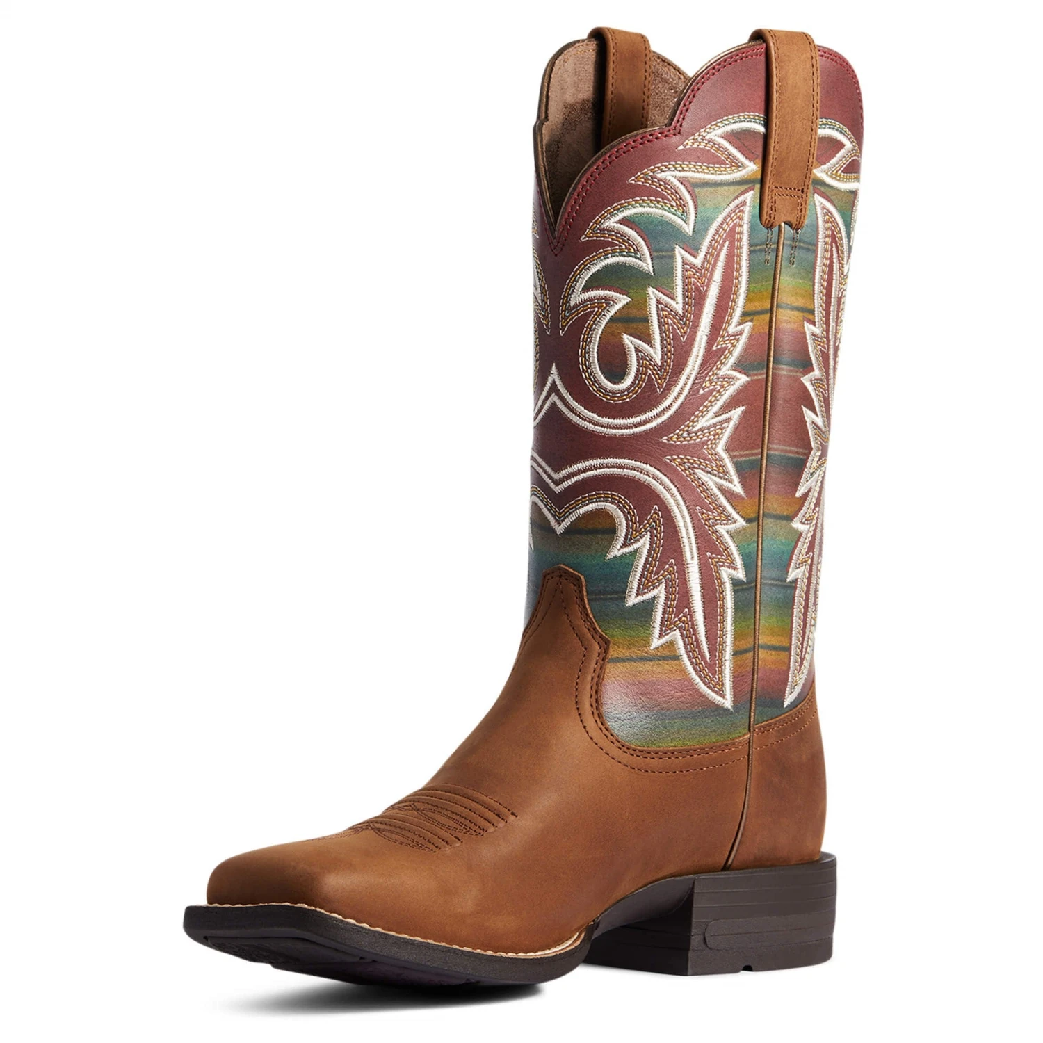 Ariat Ladies Lonestar Ridge Tan & Old Muted Serape Boots 10038329 - Image 5