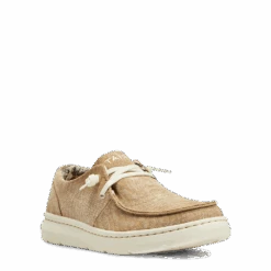 Ariat Ladies Hilo Washed Tan Canvas Slip On Shoes 10040280