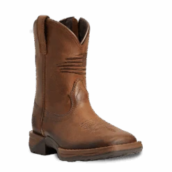 Ariat Children's Anthem Patriot Easy Fit Brown Square Toe Boots 10040367