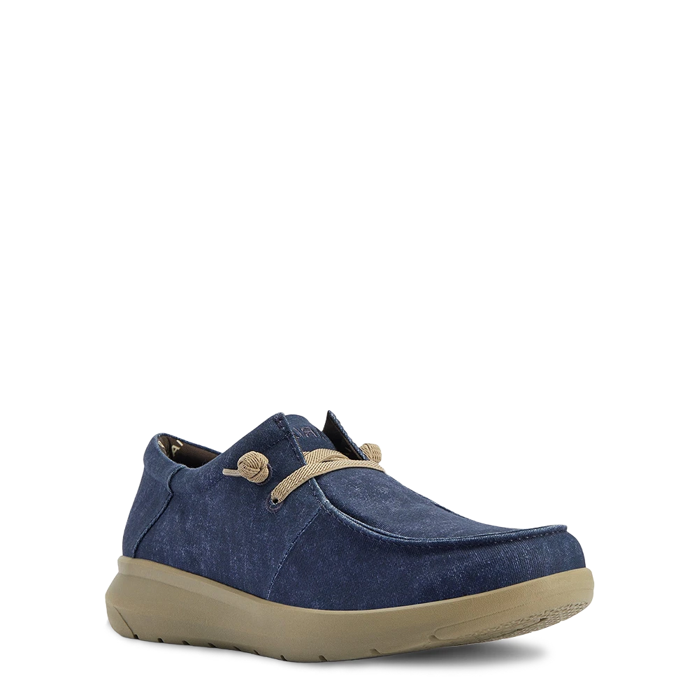 Ariat Men's Hilo Stretch Heather Blue Slip On Shoes 10040442