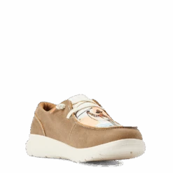 Ariat® Ladies Hilo Aloha Surfing Paniolo Print Brown Shoes 10044543