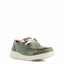 Ariat® Ladies Hilo Vintage Floral Emboss Turquoise Shoes 10044588