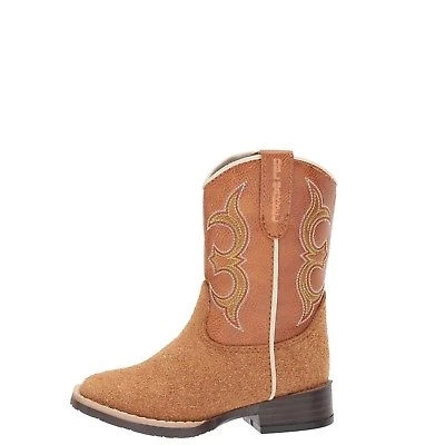 Double Barrel Toddler Rhett Brown Boots 4410048 - Image 3