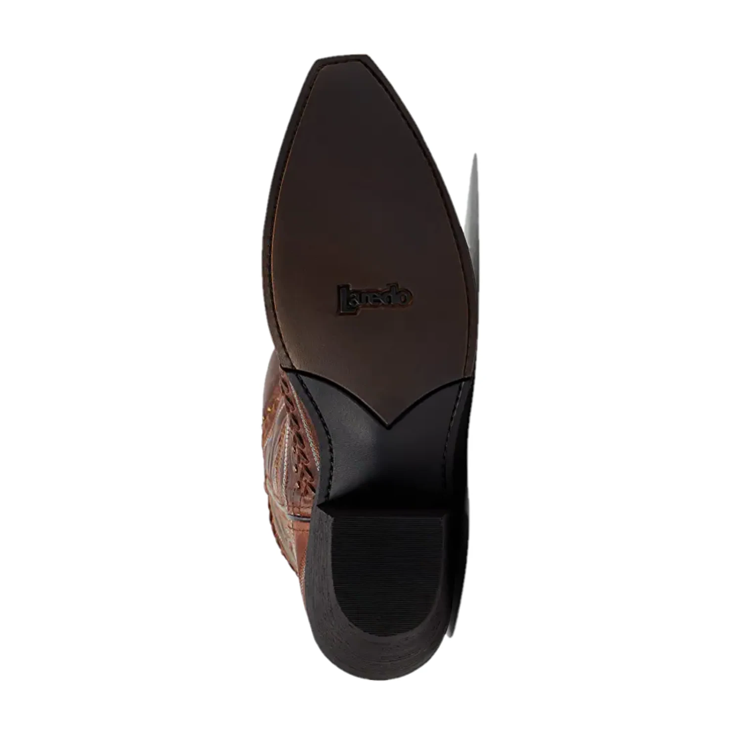 Laredo® Ladies Tan Twistz Studded Brown Snip Toe Boots52390 - Image 5