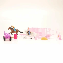 M&F® Children's Big Time Rodeo Purple Western Toy Playset 50820