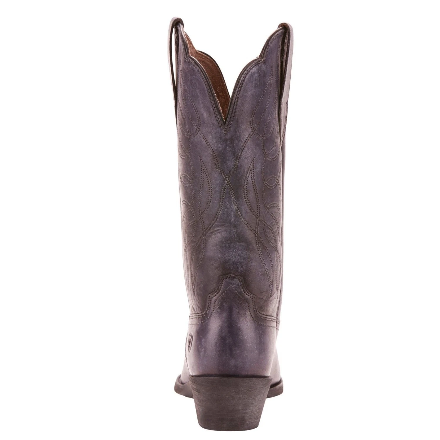 Ariat Ladies Heritage Western Distressed Black R Toe Boots 10025118 - Image 4