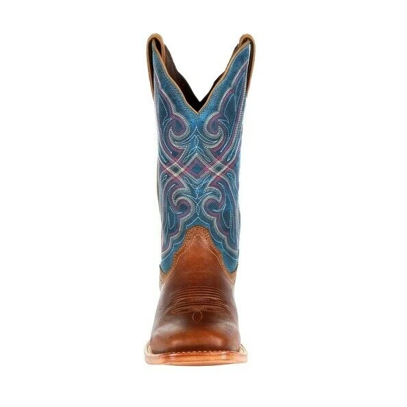 Durango® Ladies Arena Pro™ Brown Caribbean Blue Western Boots DRD0381 - Image 6