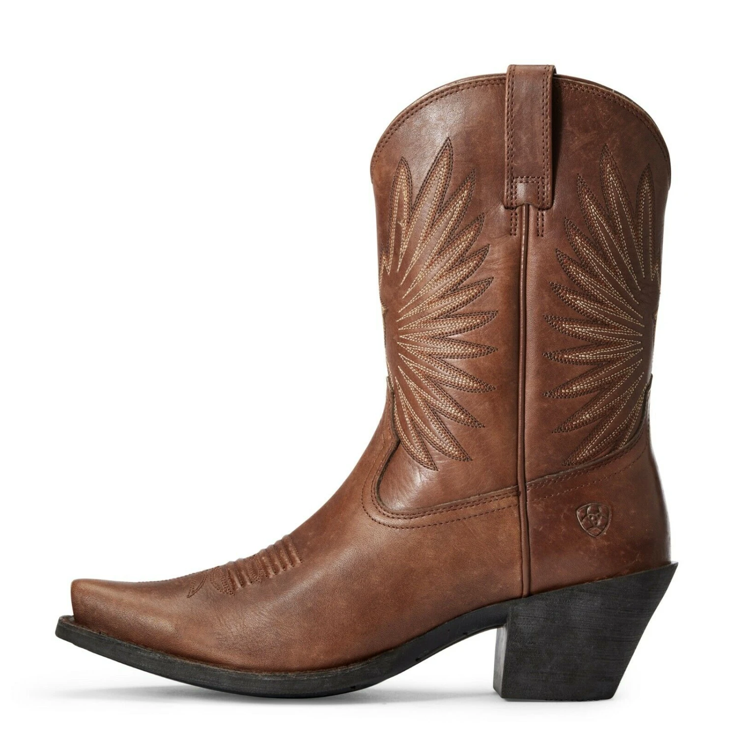 Ariat Ladies Naturally Distressed Cognac Goldie Boots 10033886 - Image 3