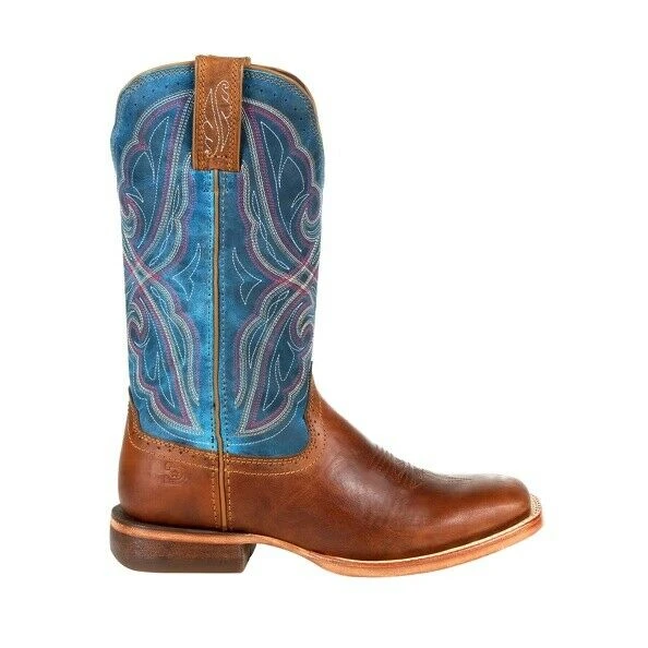 Durango® Ladies Arena Pro™ Brown Caribbean Blue Western Boots DRD0381 - Image 4
