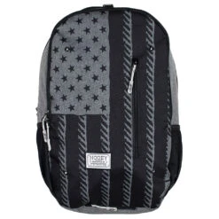 Hooey "Rockstar" Grey & Black American Flag Backpack BP036CH