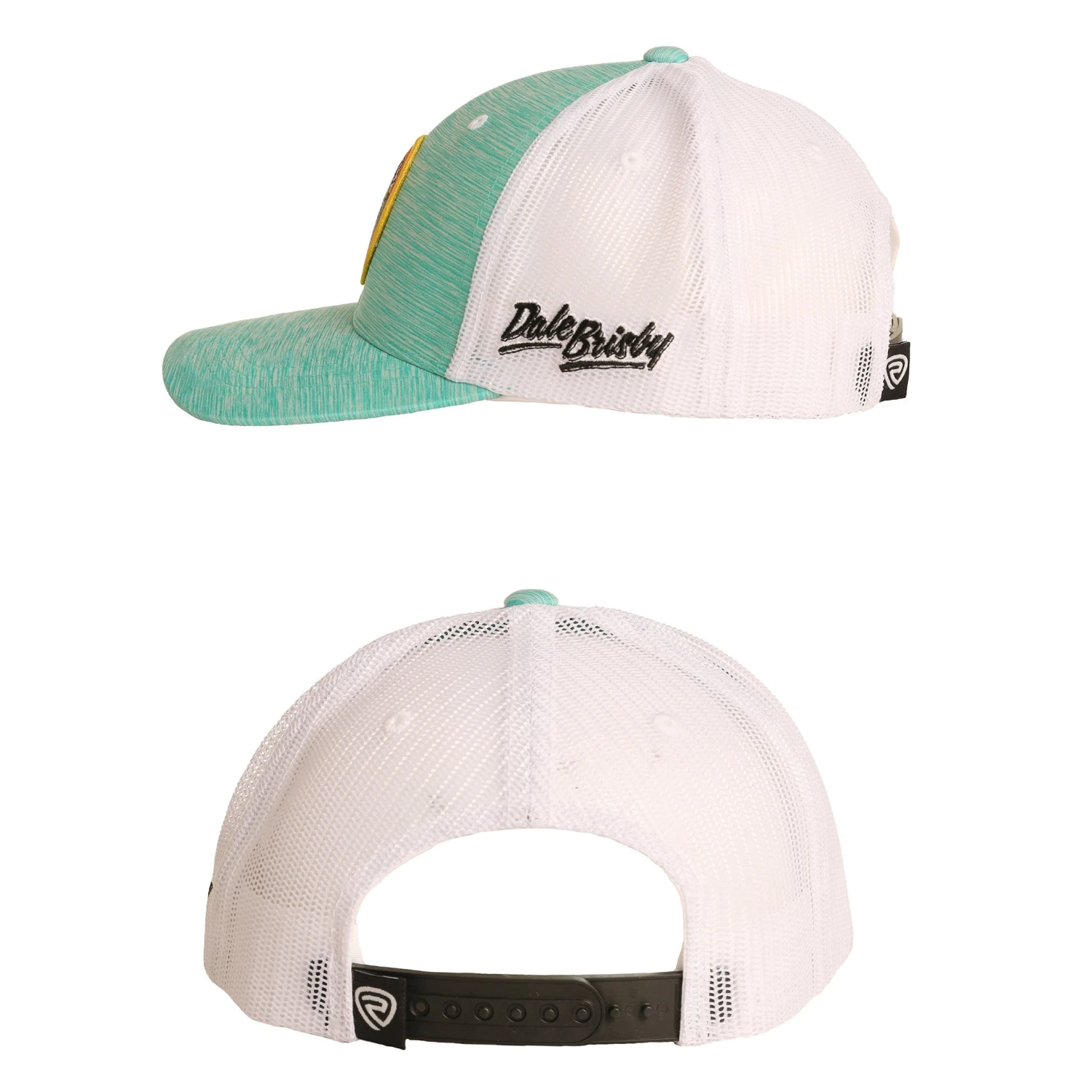 Rock & Roll Denim Dale Brisby Logo Turquoise Snapback Cap CBC8641 - Image 2