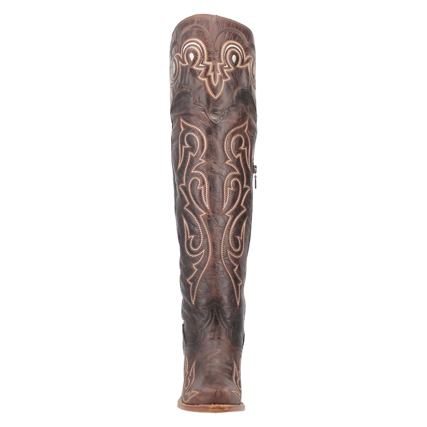 Dan Post® Ladies Kommotion Chocolate Snip Toe Tall Leather Boot DP4342 - Image 6