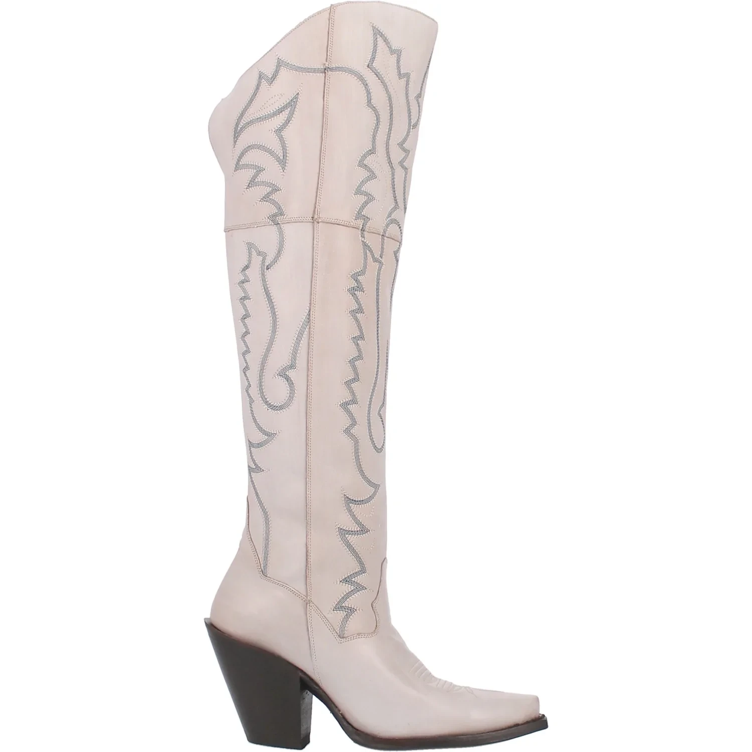 Dan Post® Ladies Loverly White Snip Toe Tall Leather Boots DP4377 - Image 3
