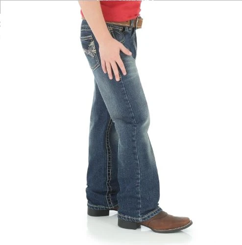 Wrangler® Boys 20X No. 42 Vintage Boot Cut Jeans 42BWXMD - Image 2
