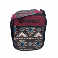 Hooey Aztec Pattern & Maroon Lunch Box HLB003-MAAZ