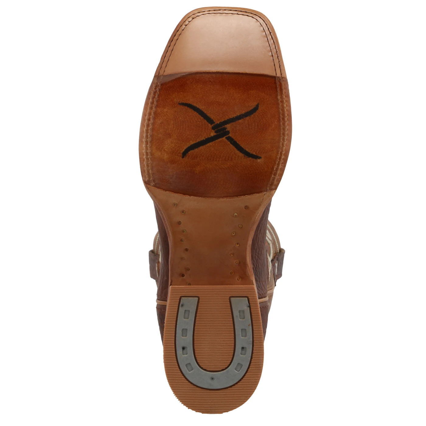 Twisted X Men's 12" Rancher Nutmeg & Peanut Boots MRAL024 - Image 6