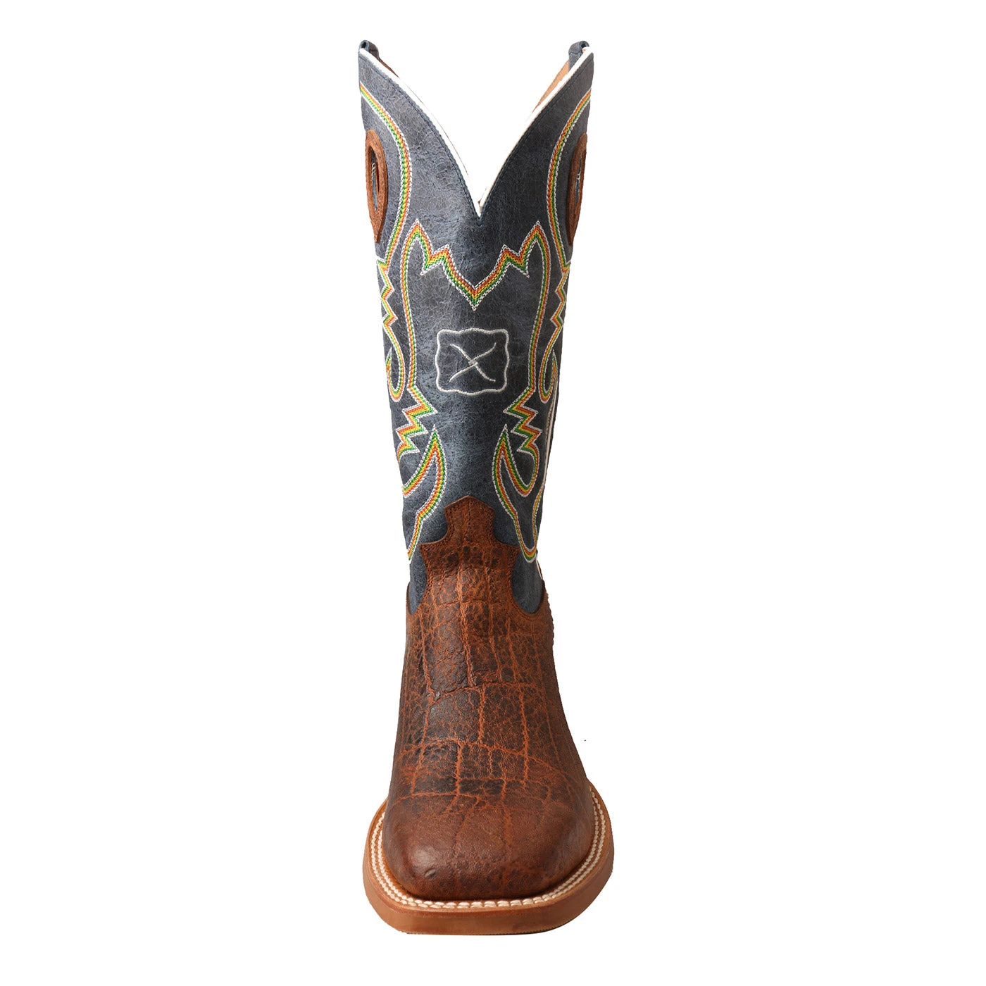 Twisted X Men's Ruff Stock 14" Elephant Print Square Toe Boots MRS0057 - Image 5