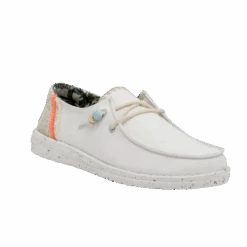 Hey Dude® Wendy Fringe Salt White Slip On Shoes 40071-1K5