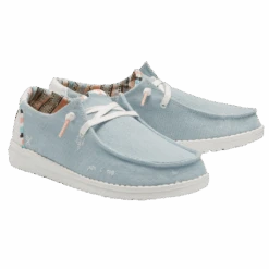 Hey Dude Ladies Wendy Boho Light Denim Shoes 121412412