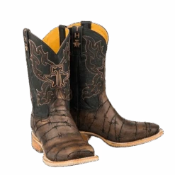 Tin Haul Men's Keep Out Longhorn Lights Out Boots 14-020-0077-0393