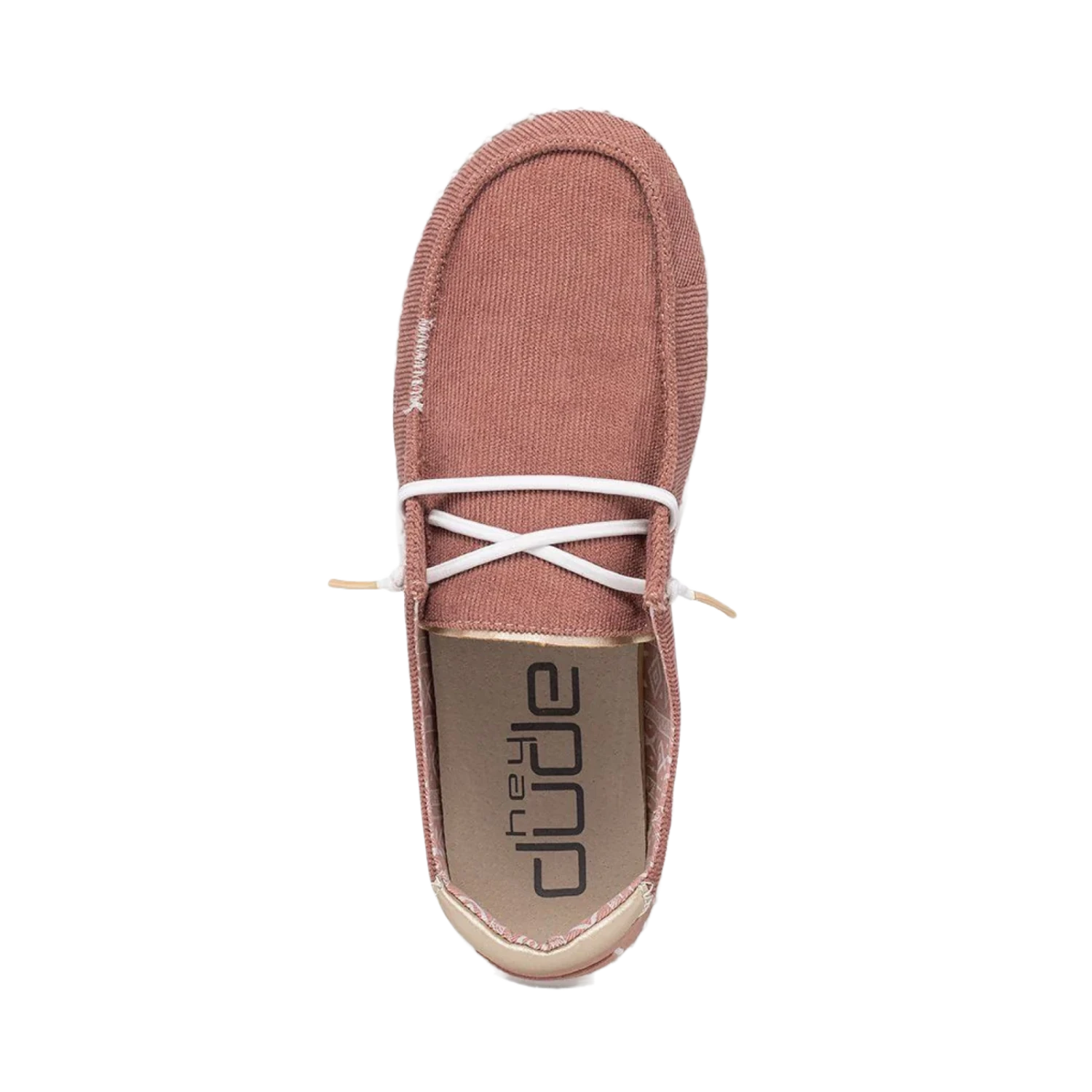 Hey Dude Ladies Wendy Corduroy Desert Rose Shoes 121415049 - Image 2