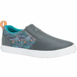 XTRATUF Ladies Fishe®wear Groovy Grayling Sharkbyte Gray Shoes XSW-7GG