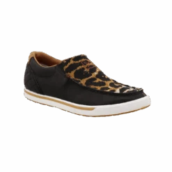 Twisted X Ladies Cheetah & Black Slip-On Shoes WCA0052