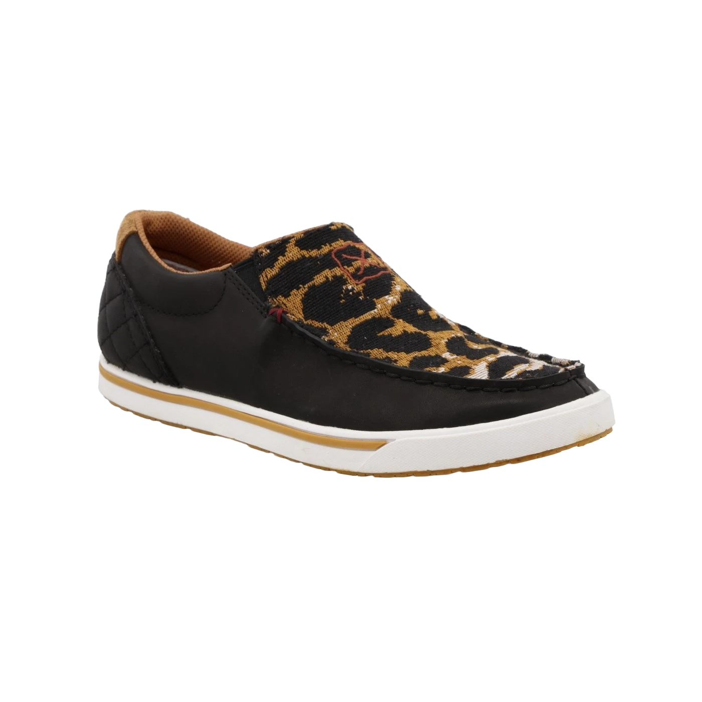 Twisted X Ladies Cheetah & Black Slip-On Shoes WCA0052