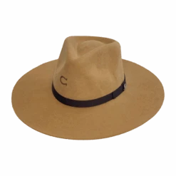 Charlie 1 Horse Children's Highway Jr Camel Felt Hat CWHIJR-403410