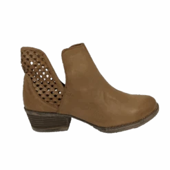 Circle G By Corral Ladies Brown Cutout Shortie Boot Q5027
