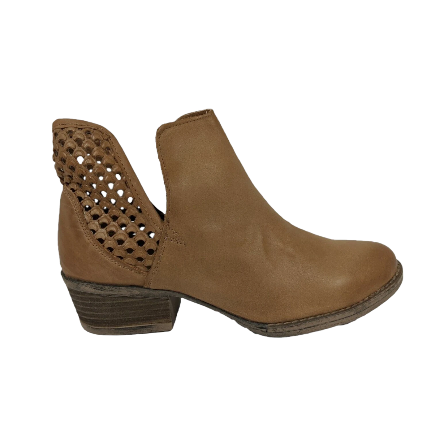Circle G By Corral Ladies Brown Cutout Shortie Boot Q5027