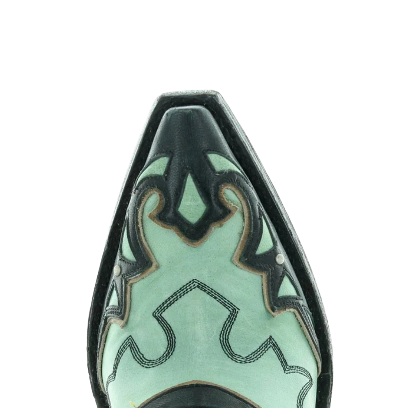 Old Gringo® Ladies Eagle Flight Black & Aqua Snip Toe Booties BL3515-1 - Image 2