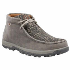 Twisted X® Men's Chukka Elephant Print Grey Slip On Shoes MXC0017