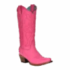 Corral Boots Corral Ladies Embroidered Fuchsia Pink Snip Toe Boots Z5138