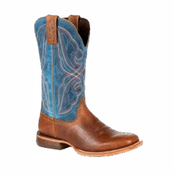 Durango® Ladies Arena Pro™ Brown Caribbean Blue Western Boots DRD0381