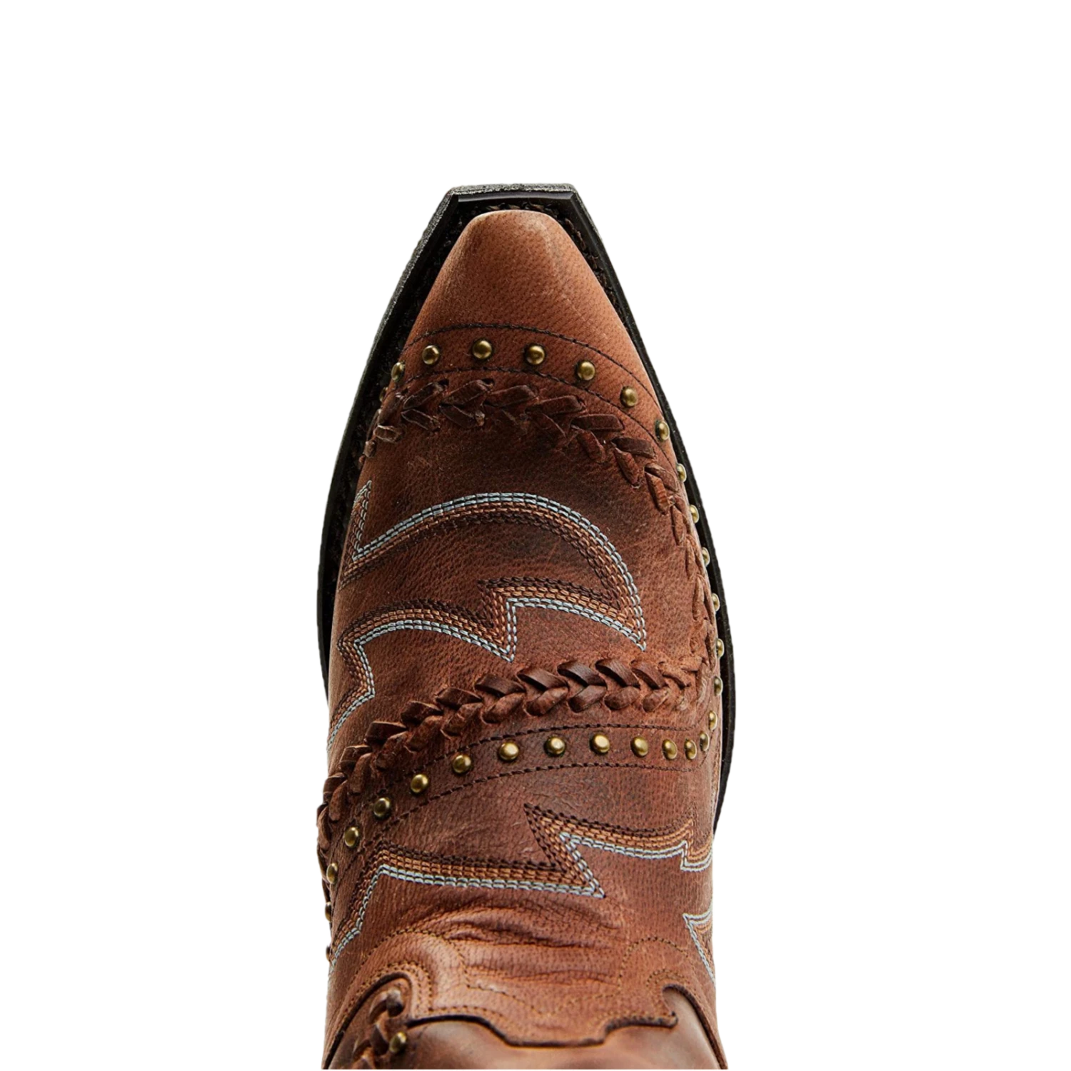 Laredo® Ladies Tan Twistz Studded Brown Snip Toe Boots52390 - Image 2