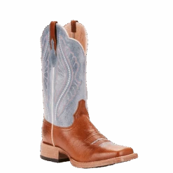Ariat® Ladies Gingersnap & Baby Blue PrimeTime Western Boot 10025032