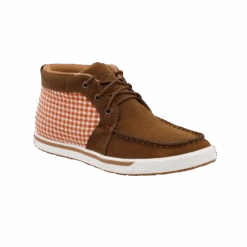 Twisted X Women's Kicks Distressed Saddle And Orange WCA0054