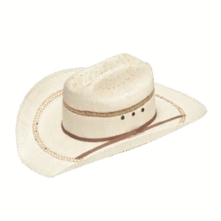 Ariat Children's Straw Hat With Golden Brown Hatband Cowboy Hat A73004