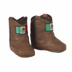 Ariat Infant Lil' Stompers Mexico Flag Brown Boots A442002702