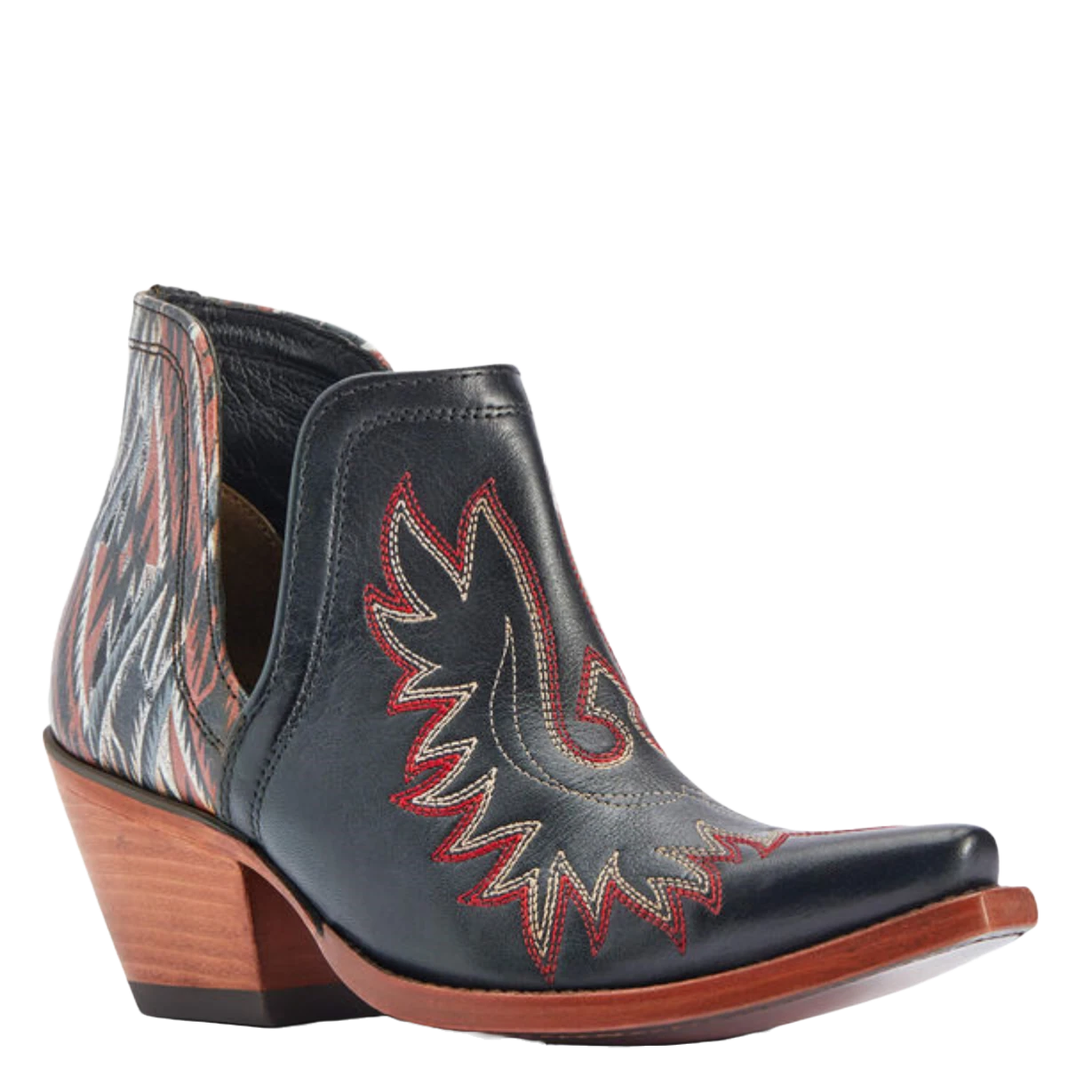 Ariat® Ladies Dixon Chimayo New Mexico Roja Black Booties 10042580