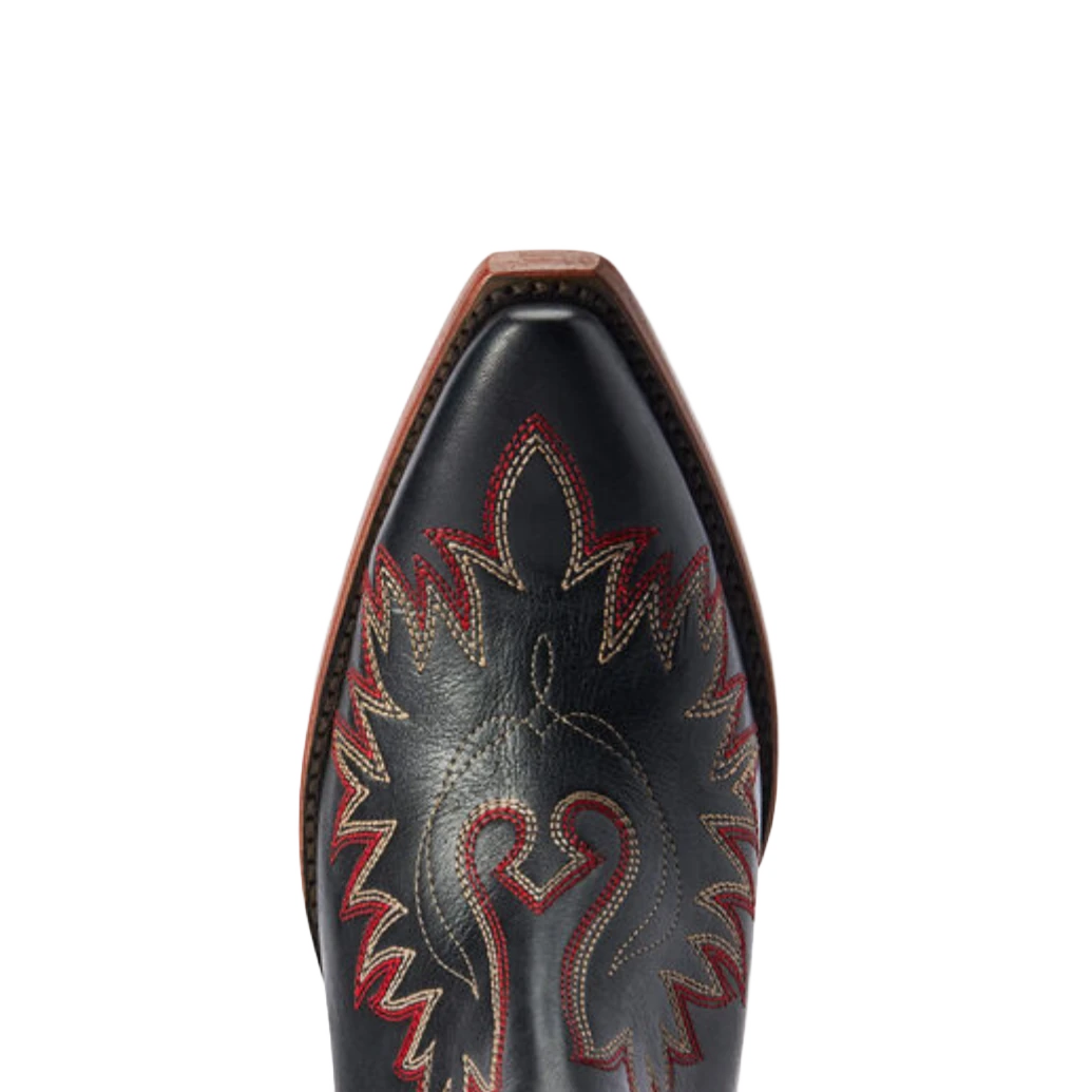 Ariat® Ladies Dixon Chimayo New Mexico Roja Black Booties 10042580 - Image 2