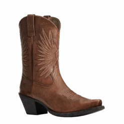 Ariat Ladies Naturally Distressed Cognac Goldie Boots 10033886
