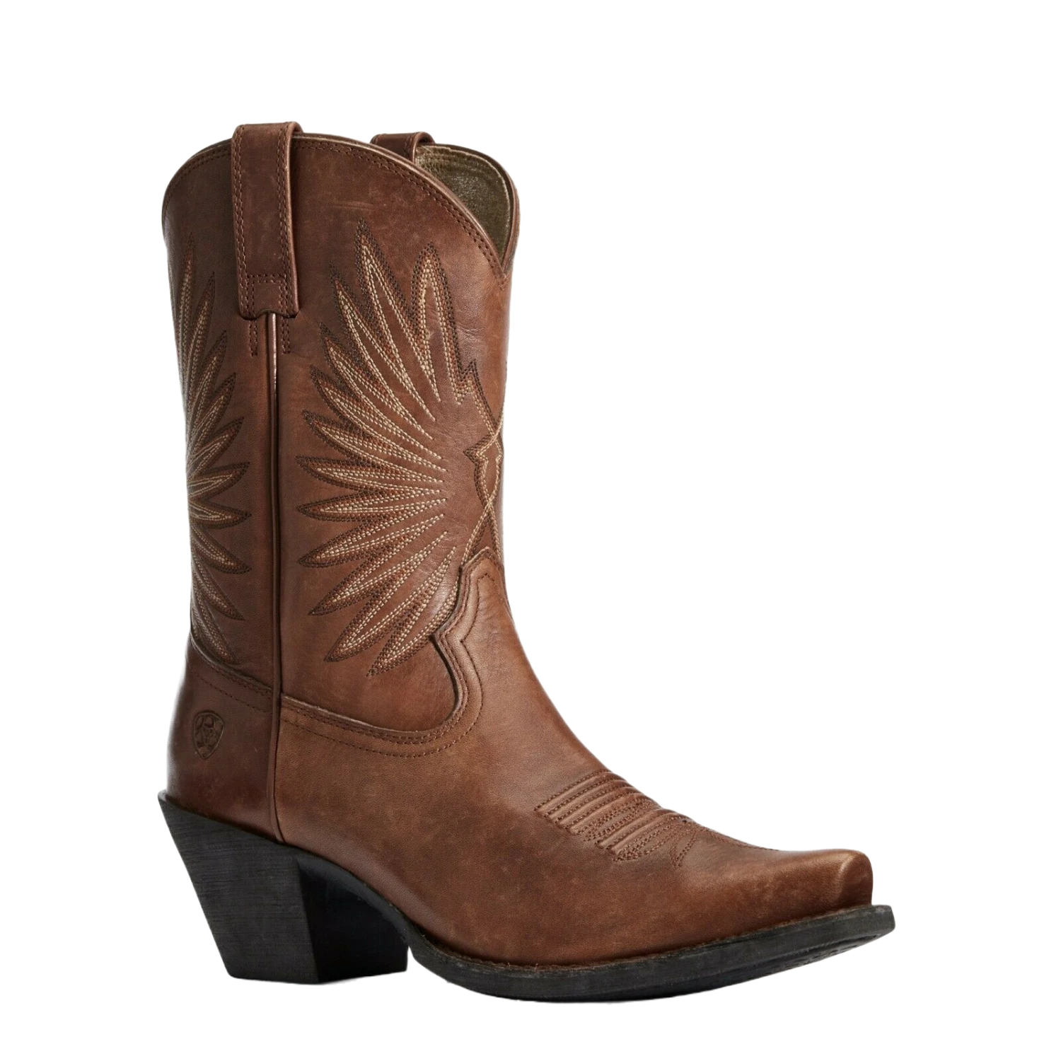 Ariat Ladies Naturally Distressed Cognac Goldie Boots 10033886