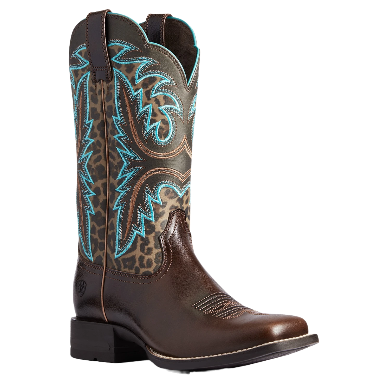 Ariat Ladies Lonestar Chocolate Chip An Leopard Print Boot 10038276