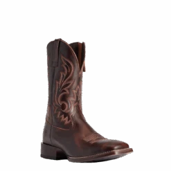 Ariat Men's Slim Zip Ultra Hand Stained Red & Brown Boots 10038359