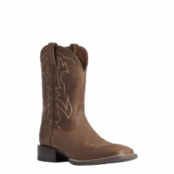 Ariat Men's Sport Outdoor Deer Skull Distressed Brown Boots 10038330