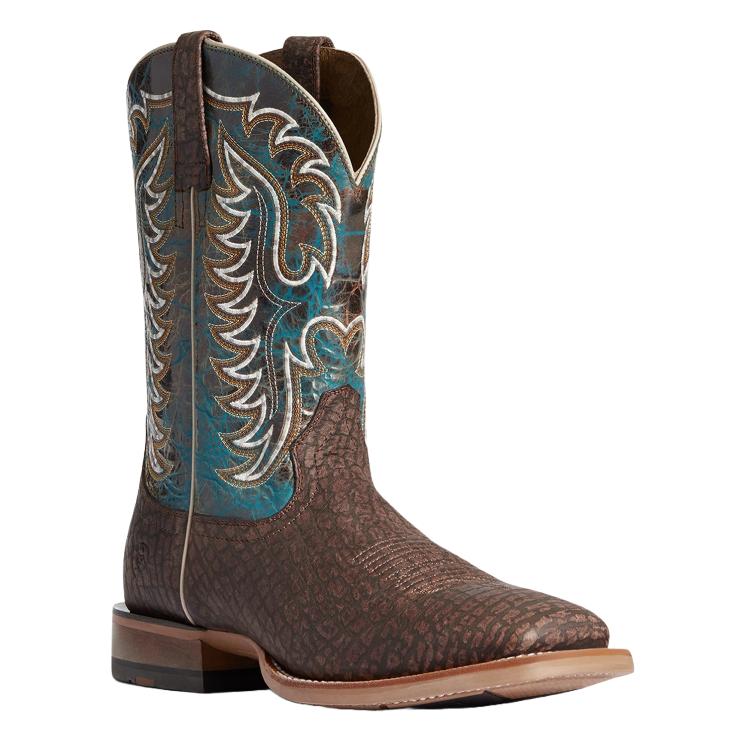 Ariat Men's Stinger Hippo Print & Treacherous Blue Boots 10038504